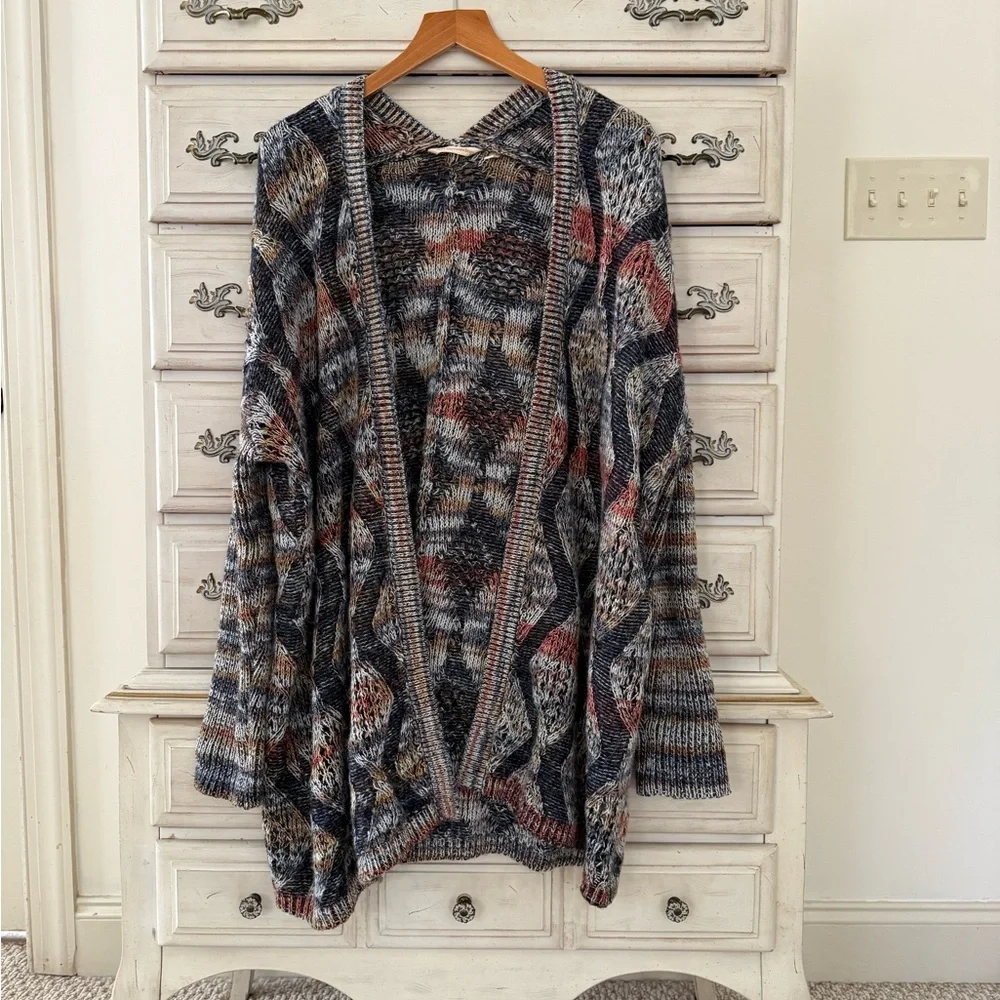 Soft Surroundings Pendley Wool Southwestern Cardigan - Picture 2 of 5
